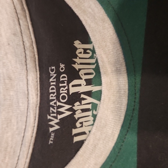 Harry PotterBlack and Green Striped Men's Shirt - Picture 4 of 6